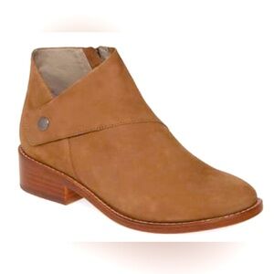 Eileen Fisher Billie Booties Ankle Boots 9 Brown Soft Leather Fall Casual